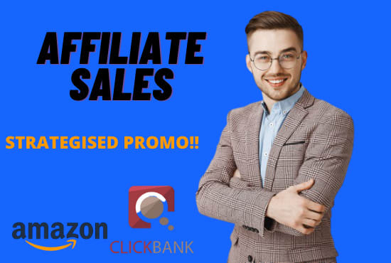 I will create amazon affiliate marketing website or clickbank affiliate link promotion