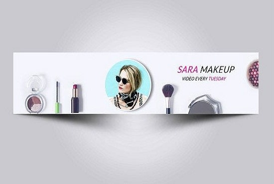 I will create an amazing youtube channel art with profile picture