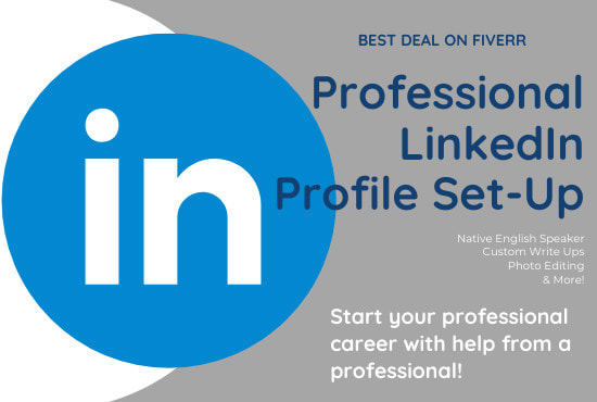 I will create and upgrade your professional linkedin profile