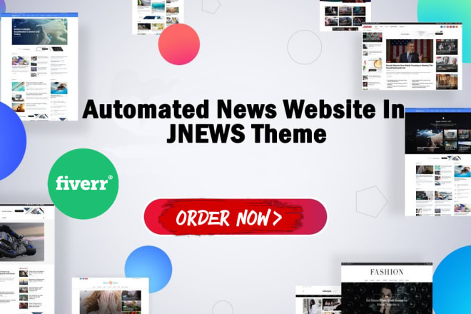 I will create automated news website in jnews theme