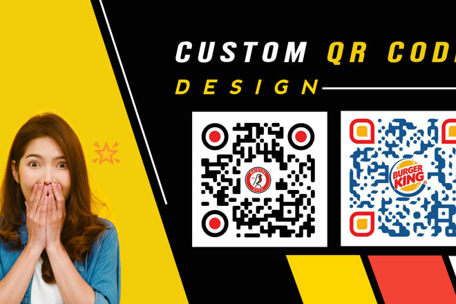 I will create custom professional qr code design with brand logo