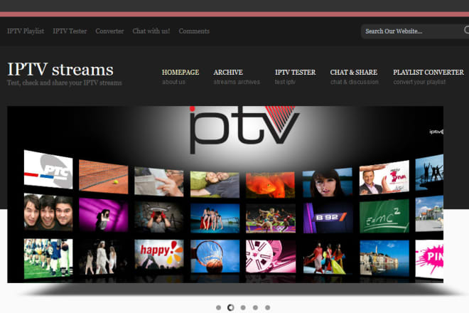 I will create website for IP TV resellers