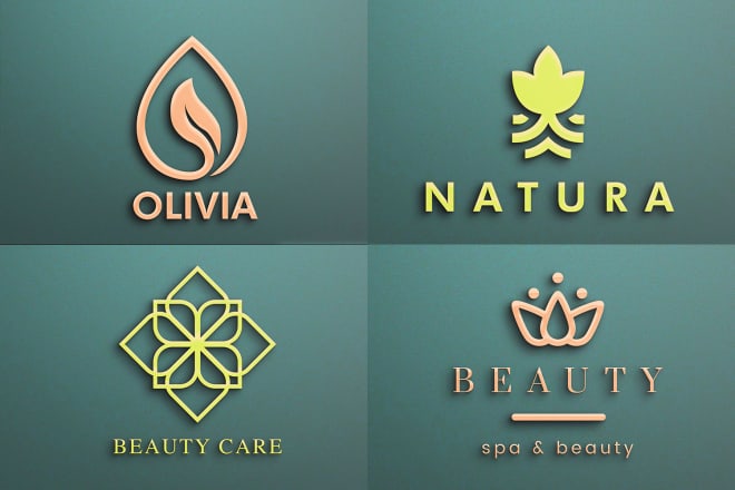 I will design a cosmetic, spa, beauty salon and wellness logo