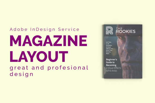 I will design a great and professional magazine layout