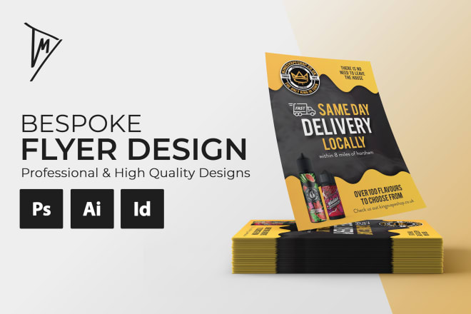 I will design a professional and bespoke flyer for your business