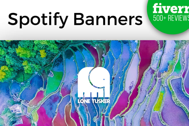 I will design a spotify banner for your artist profile