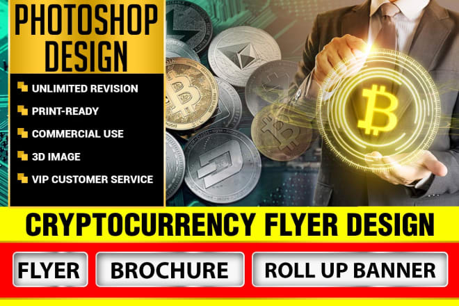 I will design cryptocurrency flyer design
