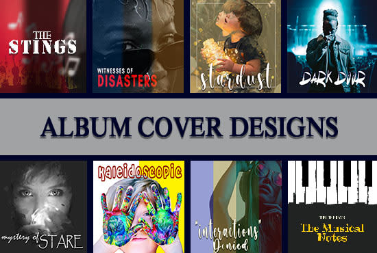 I will design customized album, cd and spotify covers