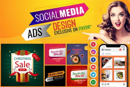 I will design digital banner ads for facebook instagram linkedin youtube twitter