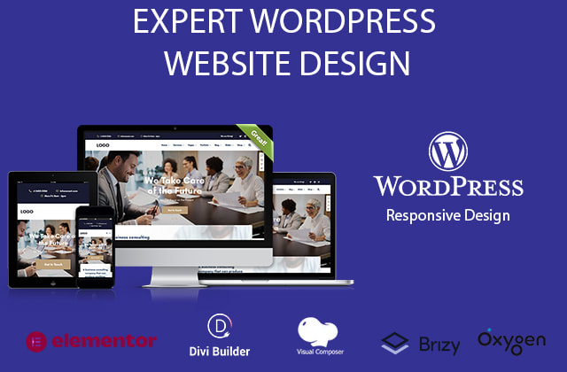 I will design elegant wordpress website