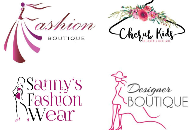 I will design luxury fashion boutique and elegant logo
