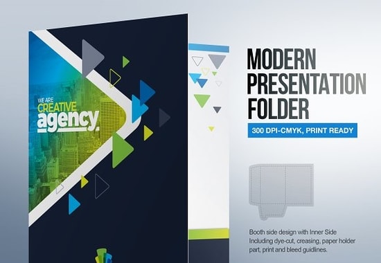 I will design modern presentation folder