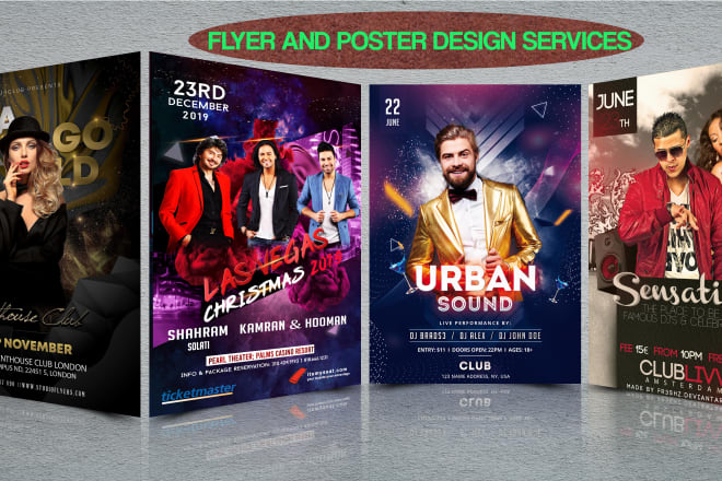 I will design party flyer, event flyer, concert poster