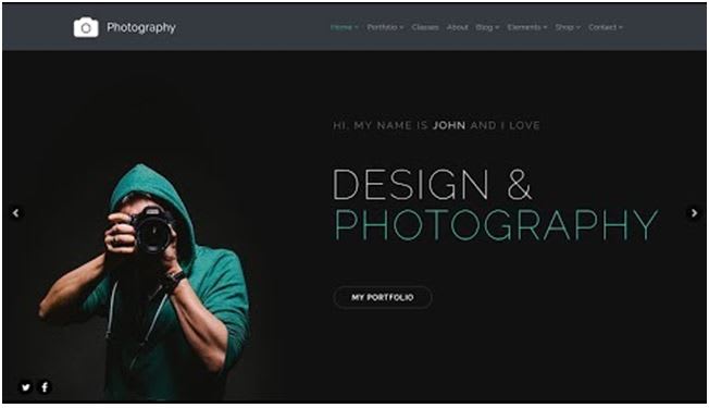 I will design photography, portfolio website with booking functionality
