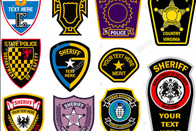 I will design police, security and law enforcement patches