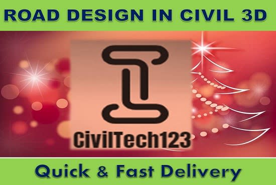 I will design roads, highways design in autocad civil 3d