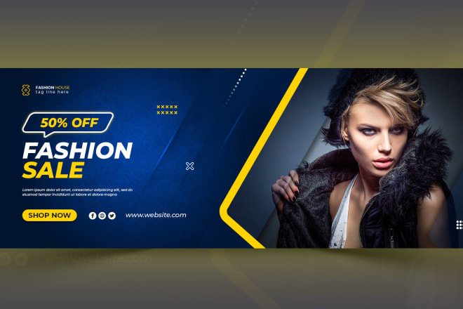 I will design tremendous facebook cover, twitter header, youtube banner template