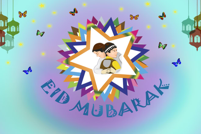 I will design unique eid greeting cards