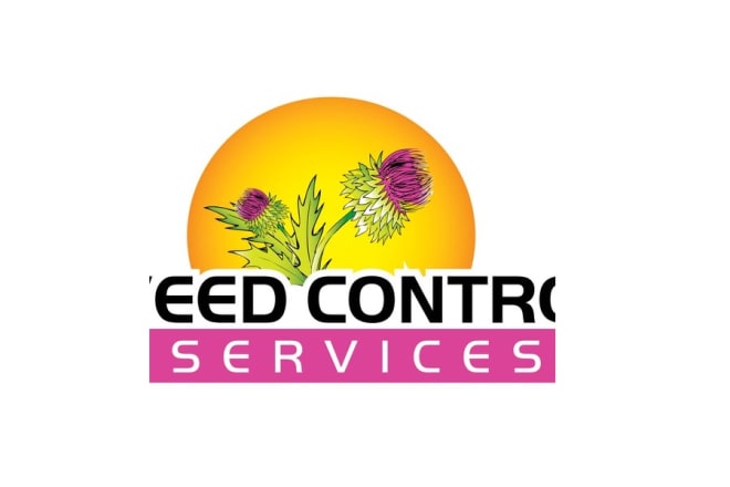 I will design weed control logo in 1 day