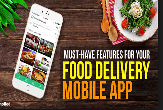 I will develop a best food delivery app, ordering app and web, grocery app and doordash