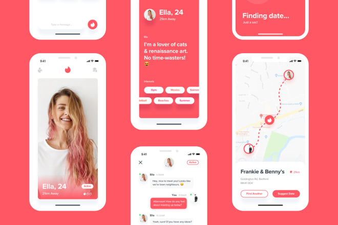 I will develop dating app, tinder, badoo clone app with admin panel