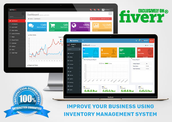 I will develop inventory management software