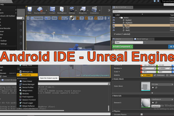 I will develop ios,video and pc games for you using unreal engine 4