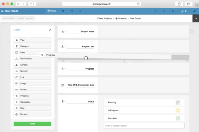 I will developed a wide range of podio CRM with globiflow automation