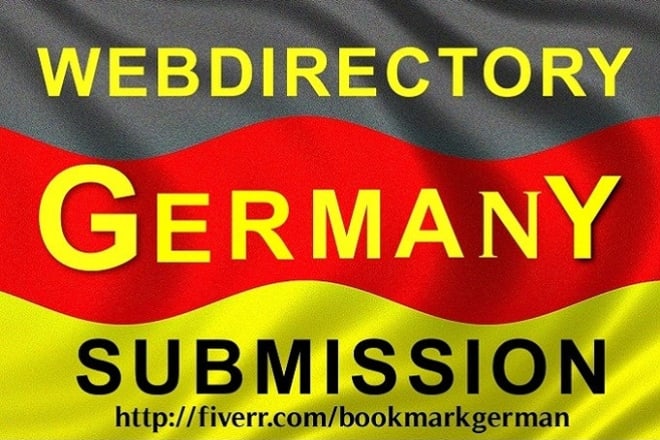 I will do 50 german top web directory submission