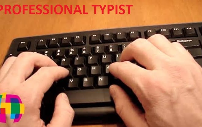 I will do a fast and accurate typing job, retype scanned documents