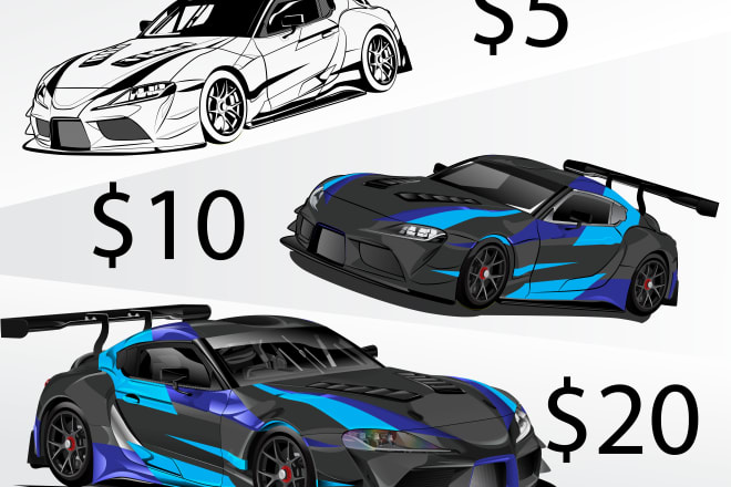 I will do a vector illustration cars and any type of vehicle in 48 hours
