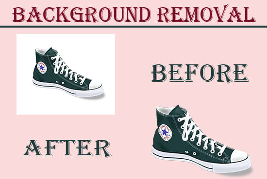I will do background removal and retouch images, photoshop editing