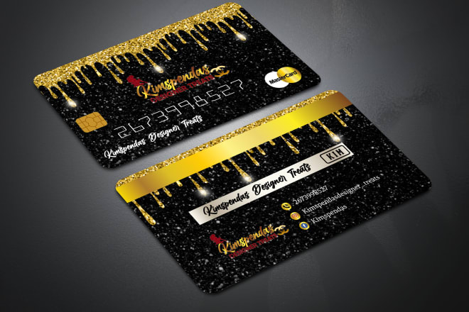 I will do credit card style business cards design for your business