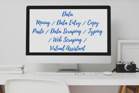 I will do data mining data scraping copy paste typing data entry