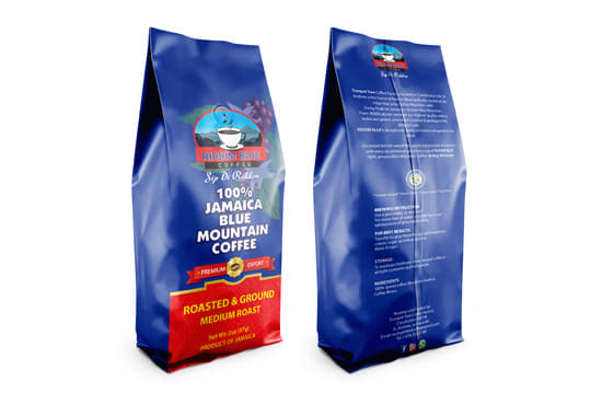 I will do premium coffee bag and product packaging label design