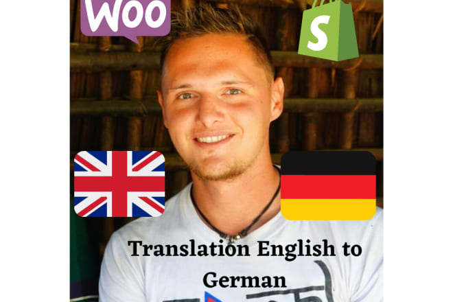 I will do translation in german for your shopify dropshipping online shop