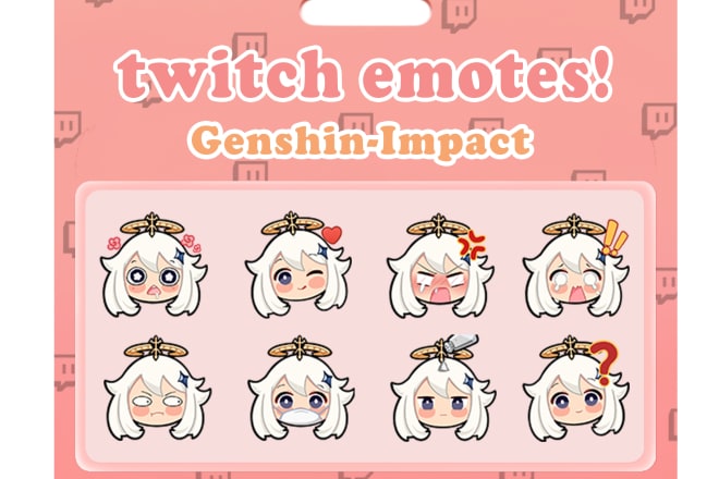 I will draw custom twitch emotes, sub badge, icon for you