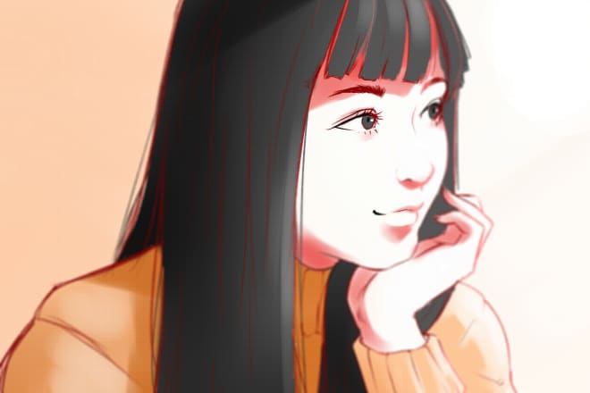I will draw your profile picture into anime style