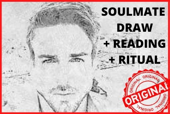 I will draw your soulmate psychic reading, twin flame, love reading