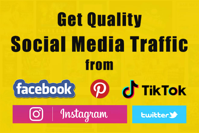 I will drive social media USA traffic from fb, instagram, twitter