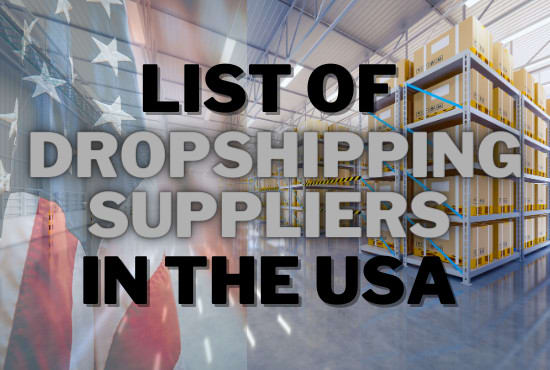 I will dropshipping USA supplier wholesaler list