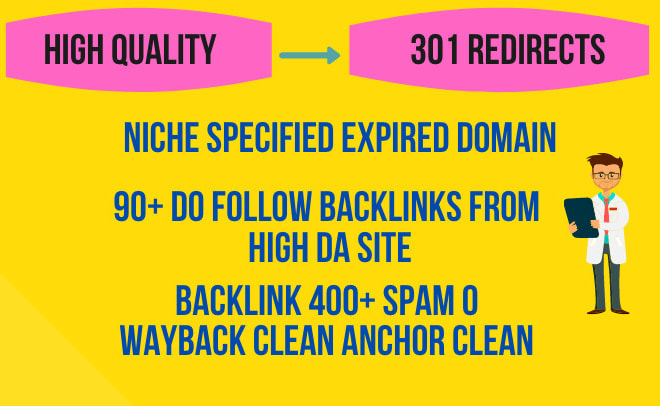 I will find niche relevant perfect expired domain for 301 redirect