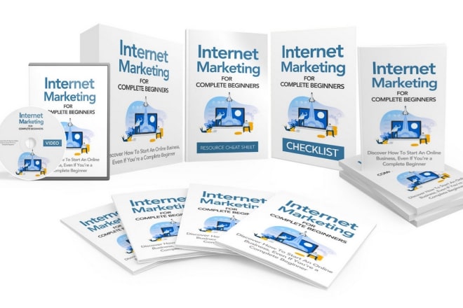 I will give internet marketing for complete beginners resell pack