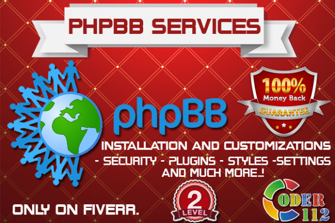 I will install phpbb and customize it professionally