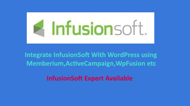 I will integrate complex infusionsoft campaign in wordpress