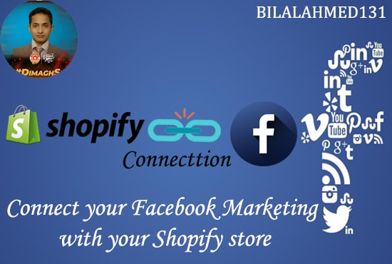 I will integrate fb marketing facebook shop with your shopify store