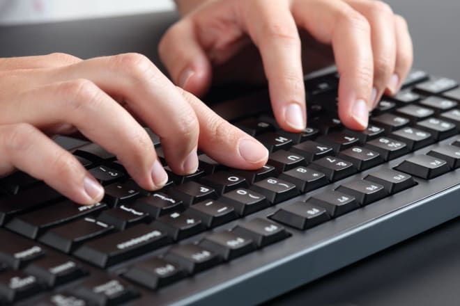I will learn touch typing to gain the minimum speed of 60 wpm