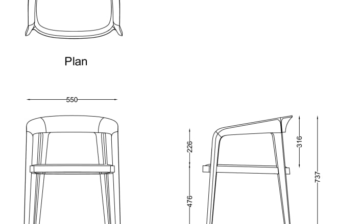 I will make perfect furniture drawings for you