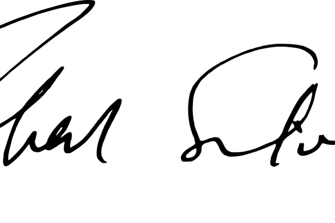 I will make your signature have a clear transparent background for use on digital docs