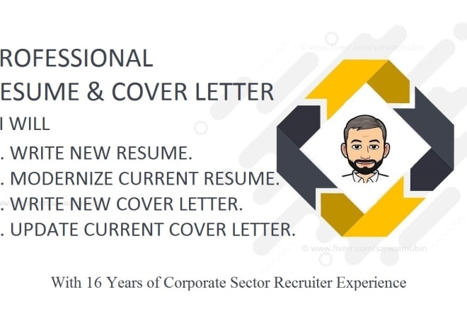 I will prepare design your resume and cover letter